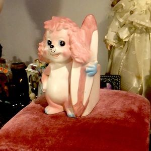 INARCO Japan pink pupdog  surf board planter
